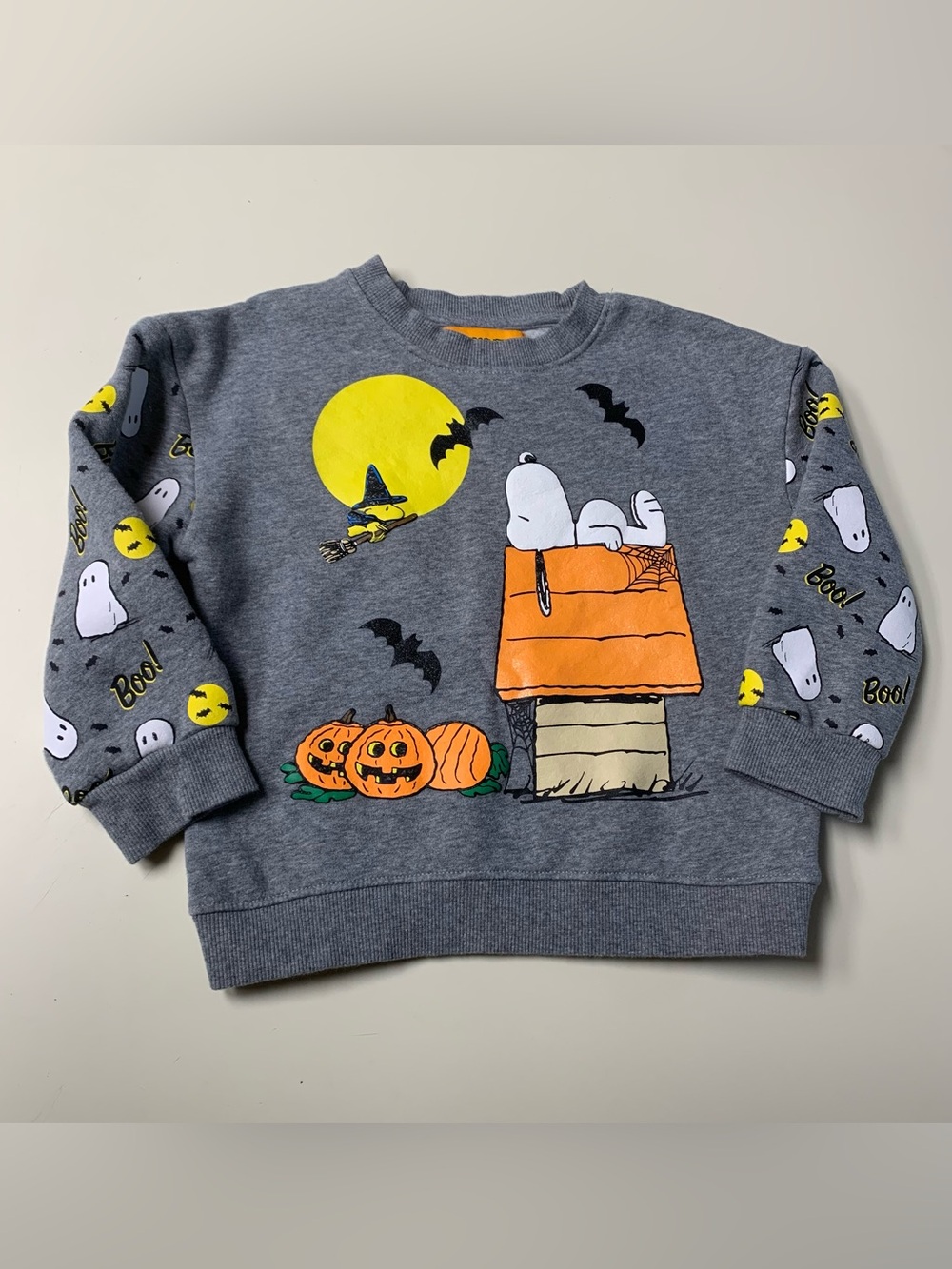 Snoopy Peanuts Halloween Kids Sweatshirt 4T  Harvest Woodstock Pullover Crewneck